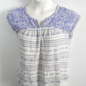 Lucky Brand Sleeveless Blue Shirt Size M